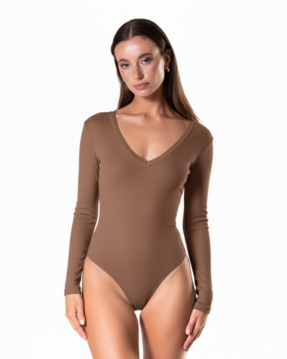 Long Sleeve Scoop Neck Bodysuit