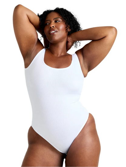 Ribbed Snatched Shapewear Bodysuit